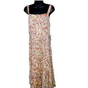 Sunday Mi Amor NWT sundress tie waist, lightweight, sleeveless size xs